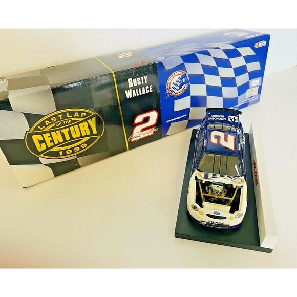 1999 Taurus Rusty Wallace #2 Miller Lite Last Lap Of The Century 1:24 Scale Car - Picture 11 of 12